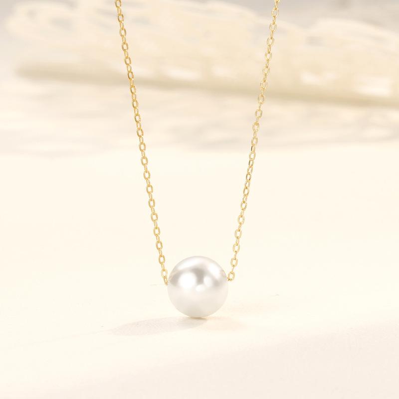 Жемчужное ожерелье женское простое модное элегантное универсальное ожерелье для холодного ветра с жемчугом подарок для девочек