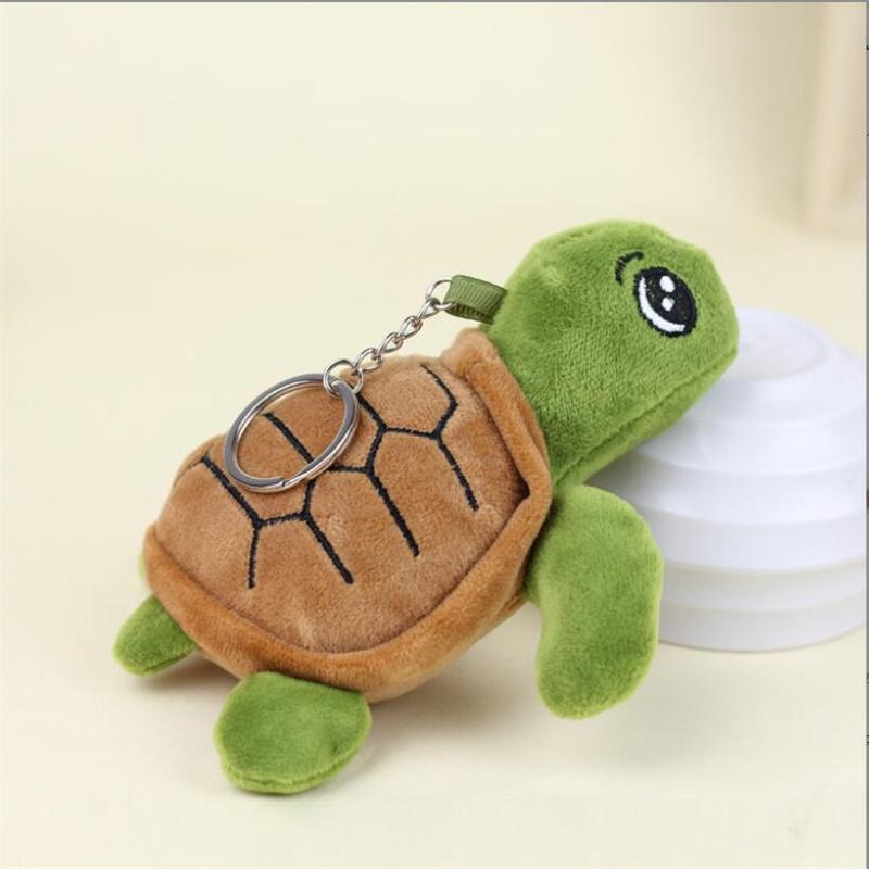Брелок для ключей с изображением морского животного в виде большой морской черепахи 14 см, мягкая игрушка, маленькая подвеска, брелок для сумки, украшения