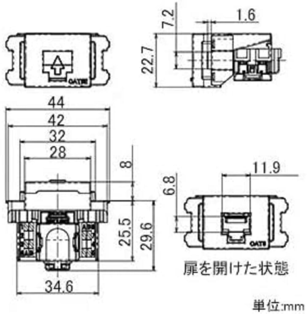 Panasonic Advance S Модульный CAT5E Встраиваемый CW NR3160CW цвета Керамический белый (Набор 10)