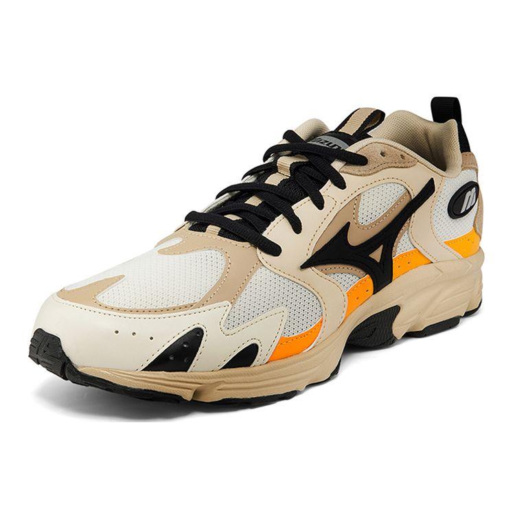 Mizuno Круглый носок, шнуровка, нескользящие, износостойкие, дышащие, низкие, повседневные кроссовки для бега, унисекс, песочно-бежевые D1GH212901