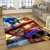 Game Anime 3D S-Sonic Cartoon Carpet Rug for Bedroom Living Room Home Sofa Decoration,Children Game Large Decor Floor Mat Gift