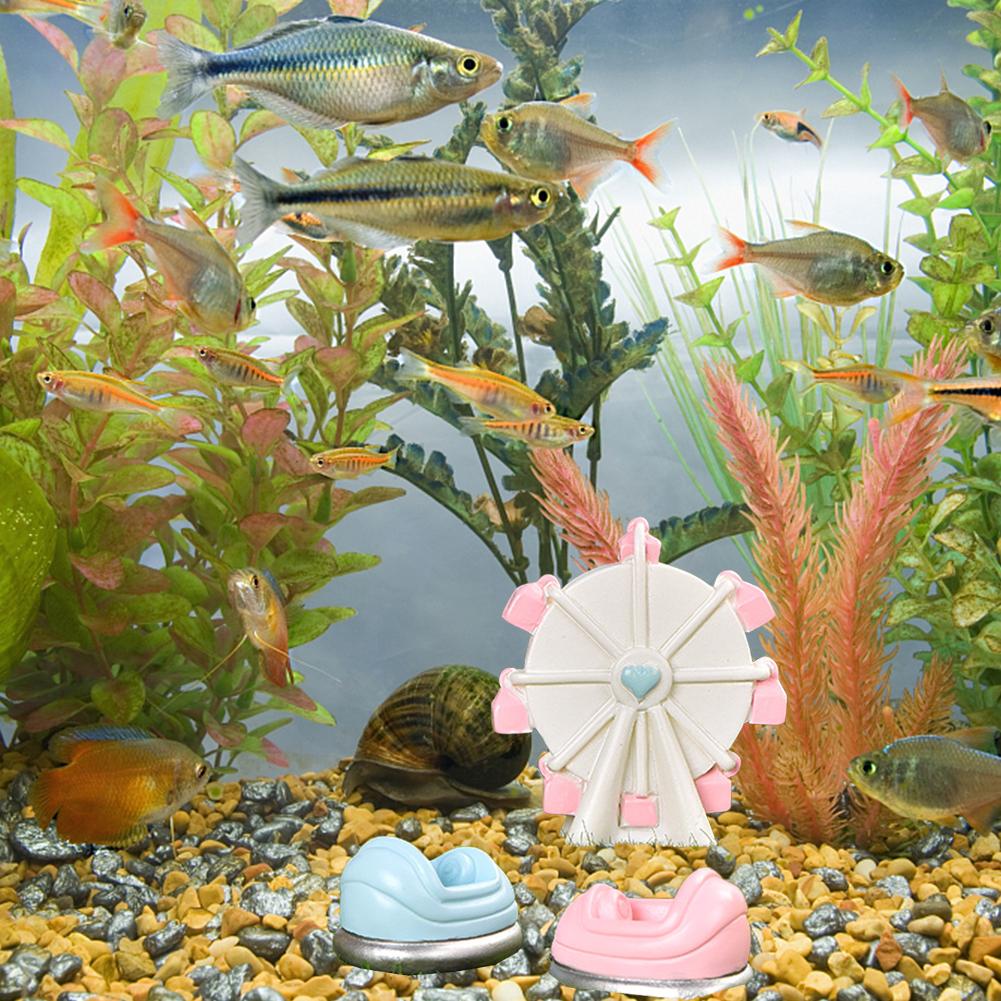 Colorful Resin Playground Ornaments Ferris Wheel Slide Trojan Shape Micro-landscape Gardening Diy Cake Decoration Accessories