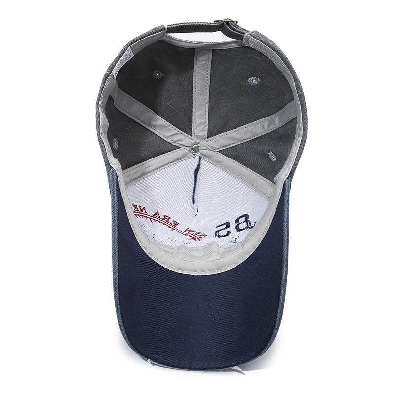 Бейсбольная кепка с вышивкой для мужчин и женщин, весенне-летняя джинсовая кепка с буквенным принтом, уличная шляпа от солнца