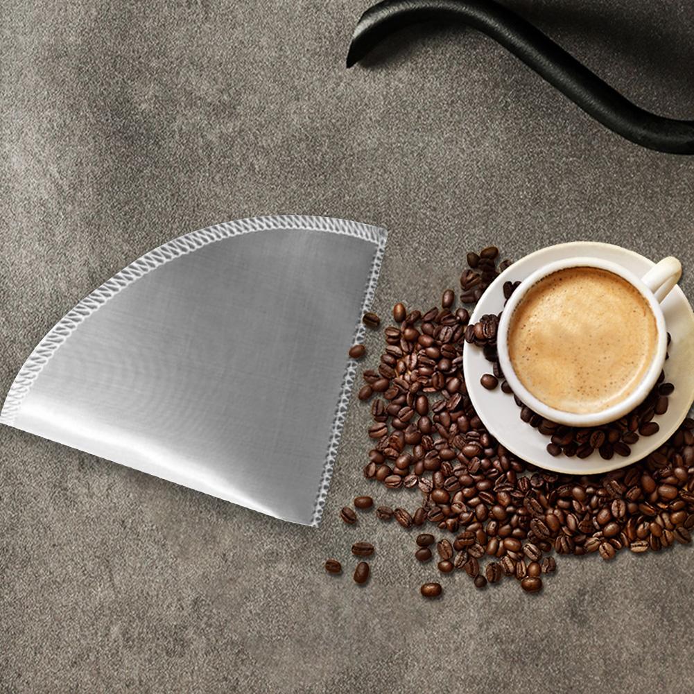 Stainless Steel Paperless Coffee Filter Reusable Pour Over Coffee Filter Easy Clean  Eco-Friendly for Household Products