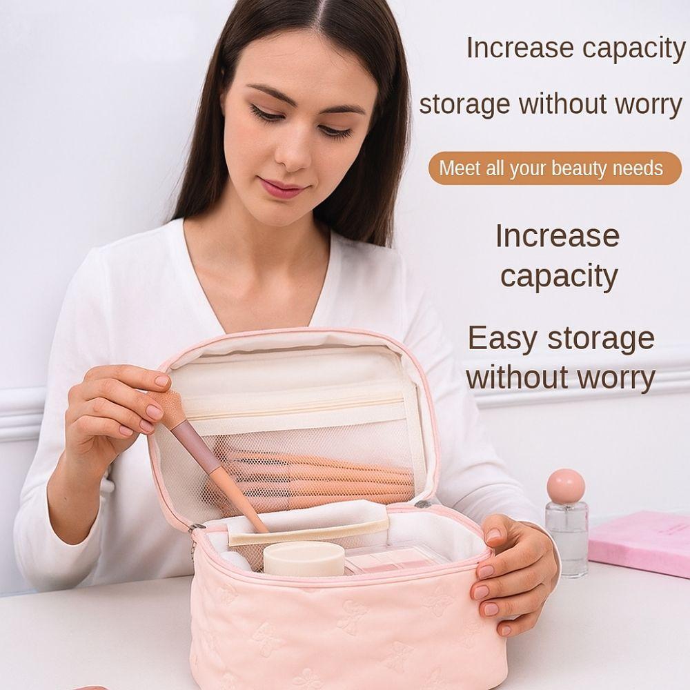 Large Capacity Travel Washroom Bag Square Cosmetics Storage Bag Fashion Women Makeup Bag Toilet