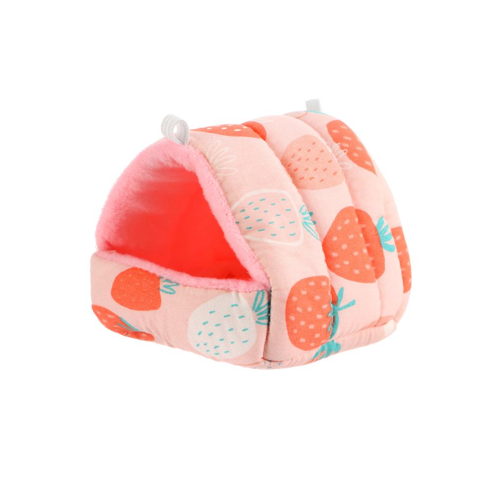 Cute Winter Comfortable Mini Cage Guinea Pig Nest Small Animal Sleeping Bed Hamster House Warm Mat