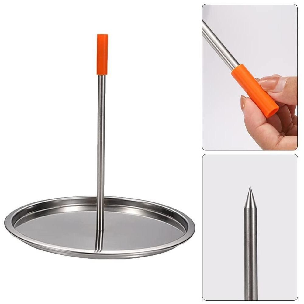 With Chassis Grilled Chicken Rack Spike Poultry Hanger Barbecue Meat Rack Vertical Skewer Barbecue