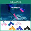 Fins Short Floating Swimming Training Fins For Kids And Adults Rubber Pool Fins For Swimming Diving 1 Pair