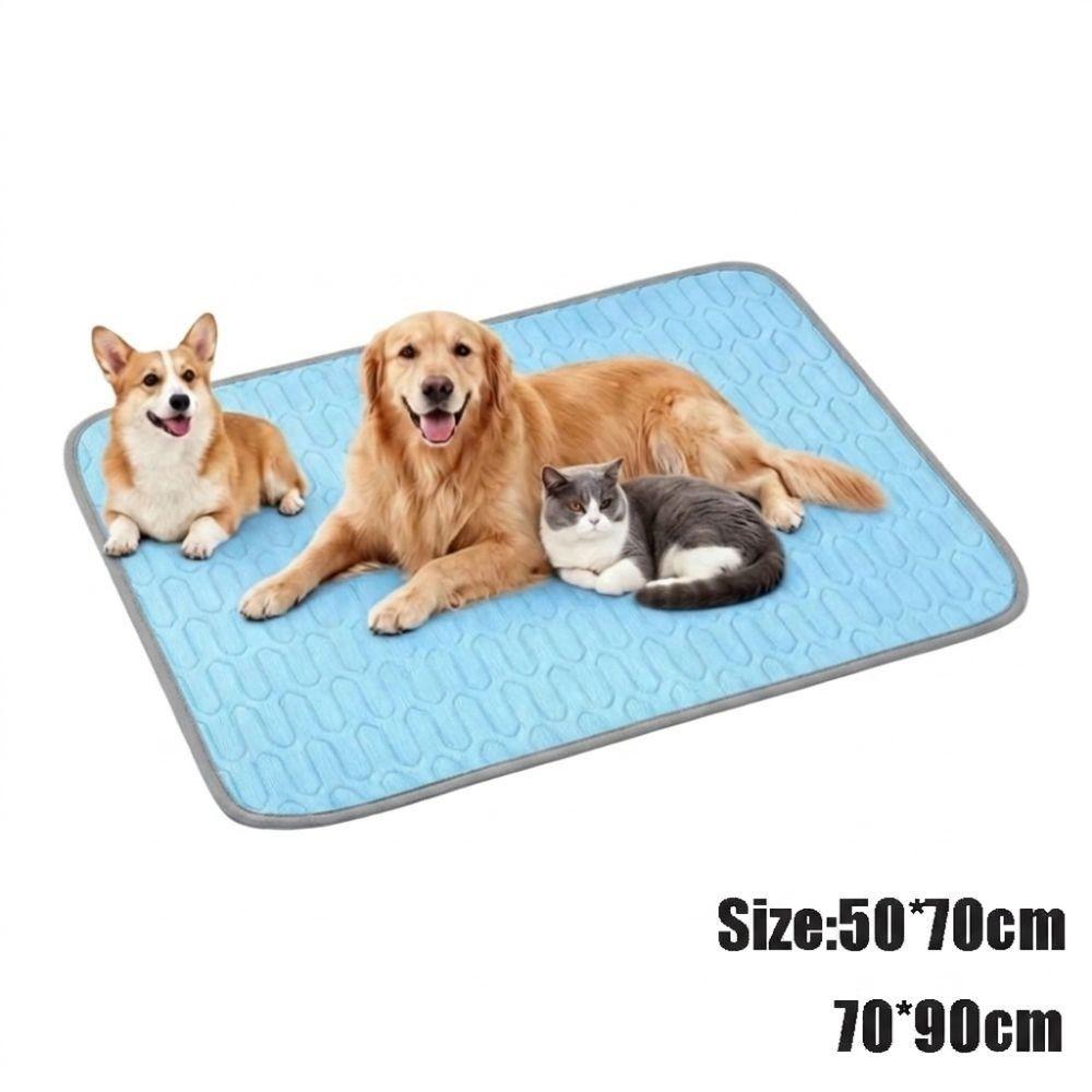 Breathable Pet Cooling Mat Cool Ice Silk Ice Pad Blankets Durable Sleeping Pad for Dog Cat