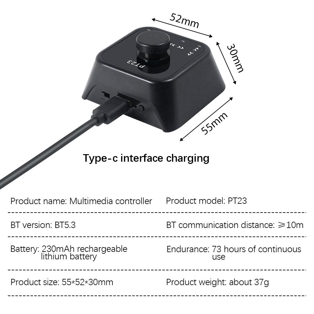 Беспроводная педаль переворота страниц, портативный мини-музыкальный переворот страниц для планшетов, смартфонов, BT Page Turner