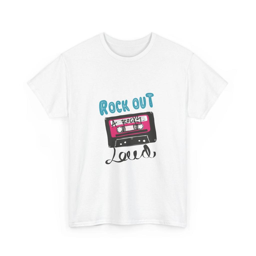 Футболка с кассетной лентой Rock Out | Ретро-футболка с музыкой, Удобная футболка, Крутой стиль