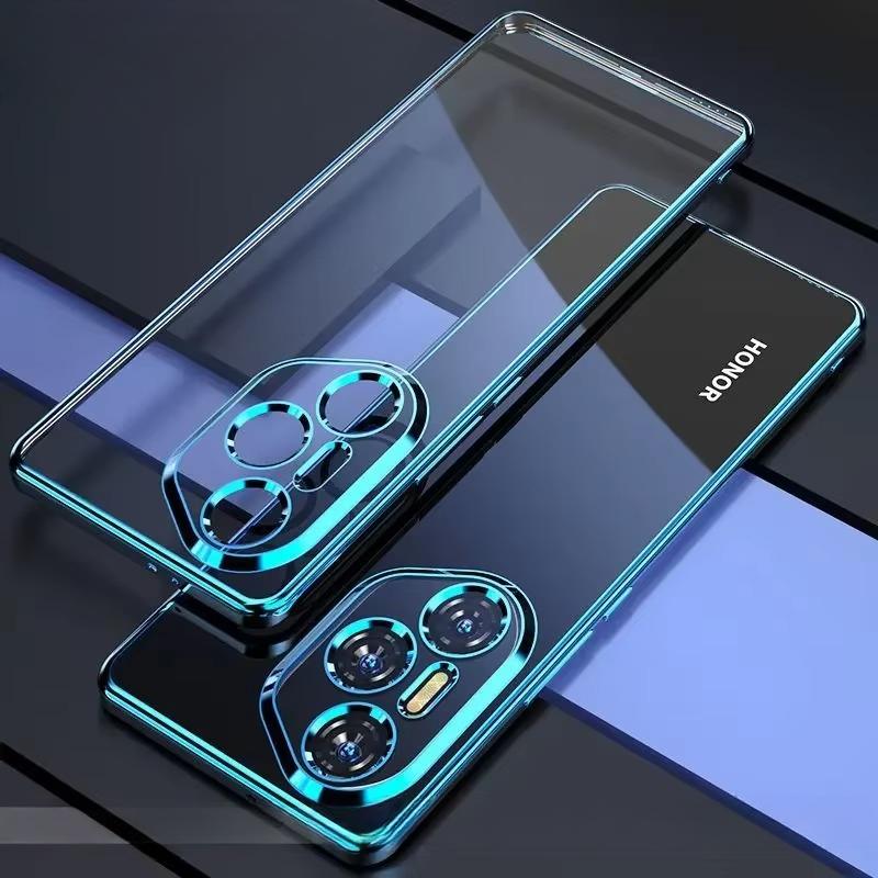 Мягкий чехол с гальваническим покрытием для Honor 400 Pro 400lite, противоударный гальванизированный силиконовый ТПУ бампер, задняя крышка для телефона Honor400