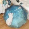 Cartoon Cat Umbrella UPF 50+ Sun Blocking UV Protection Mini Umbrella Portable Lightweight Windproof Waterproof Pocket Folding Sun Rain Umbrella