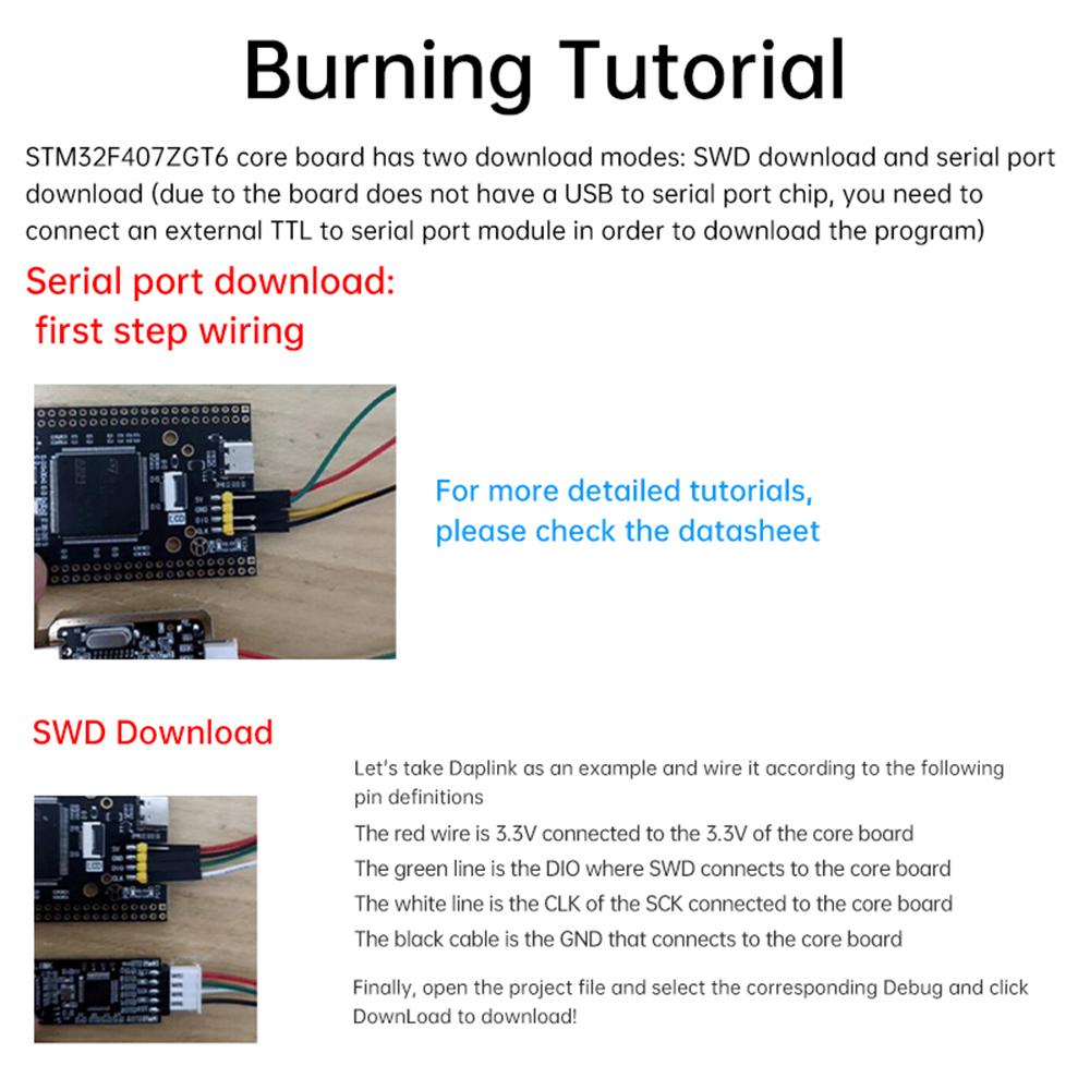 STM32F103ZET6 STM32F407ZGT6 Чип Плата Разработки Ядра STM32 Модуль Плата для Изучения Системы STM32 С Интерфейсом SPI Карты TF