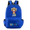 Anime One Piece Backpack for Boy Girl Hildren Back To School Schoolbag Student Kawaii Backpack Luffy Nami Usopp Lightweight Bags