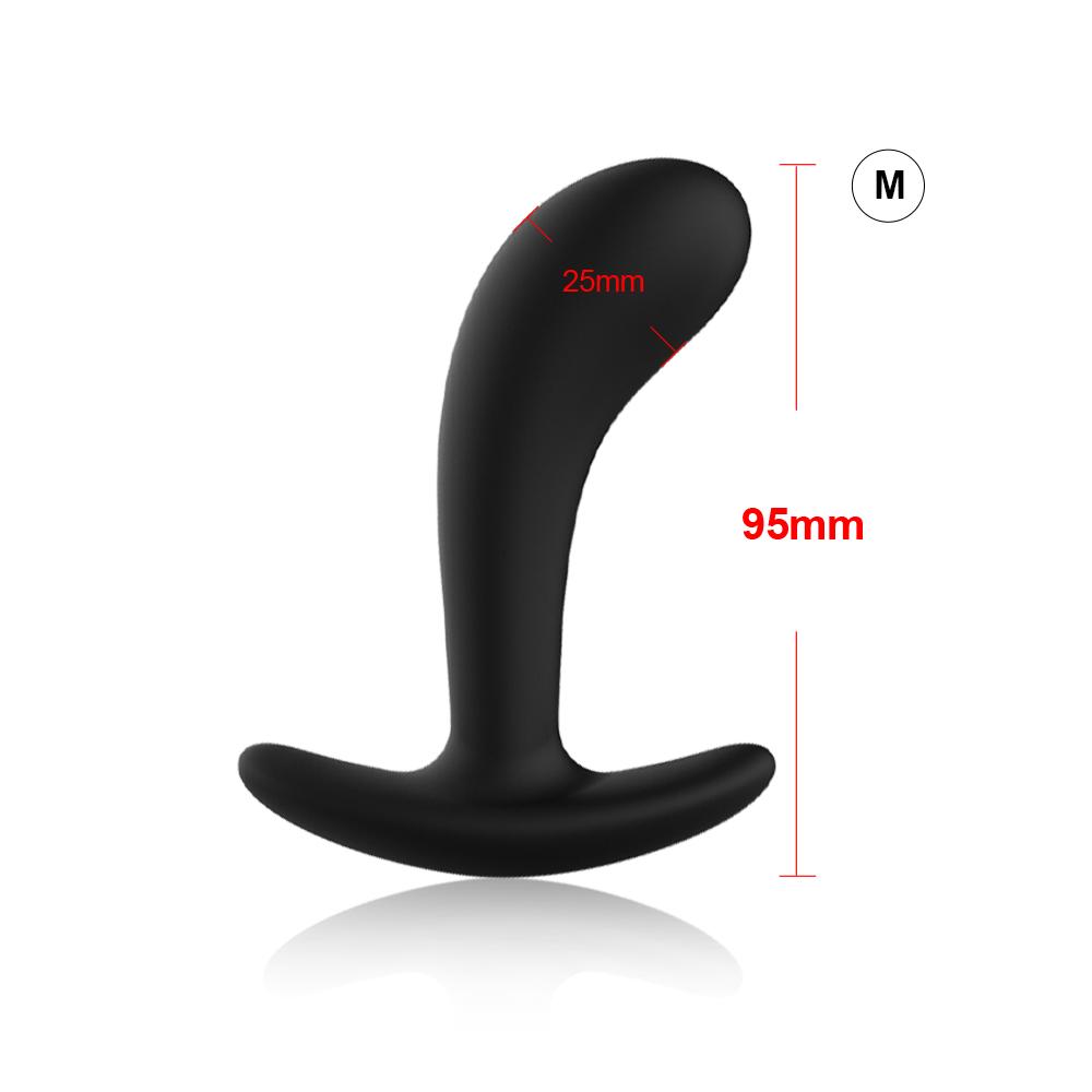 3 размера, силиконовая Анальная пробка, вибратор-пуля, массажер простаты, секс-игрушки для взрослых для мужчин/женщин, анальный тренажер для пар, анальная пробка