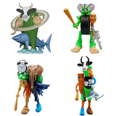 Итальянский Бред Тунг Сахур Фигурка Игрушка Тралалеро Тралала Фигурки Бомбардино Крокодил Шимпанзини Бананини Модель Декор Кукла Подарок