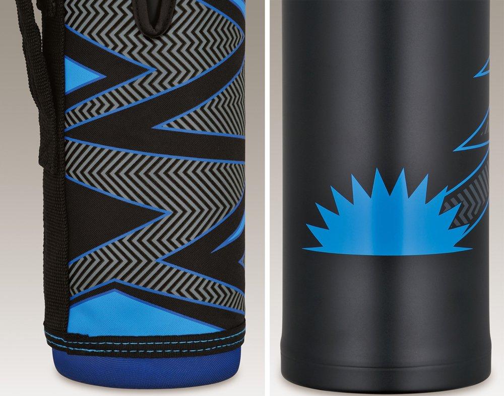 Thermos Vacuum Insulated Bottle Lightning Black 2-Way FFR-804WF I-BK 0.8L