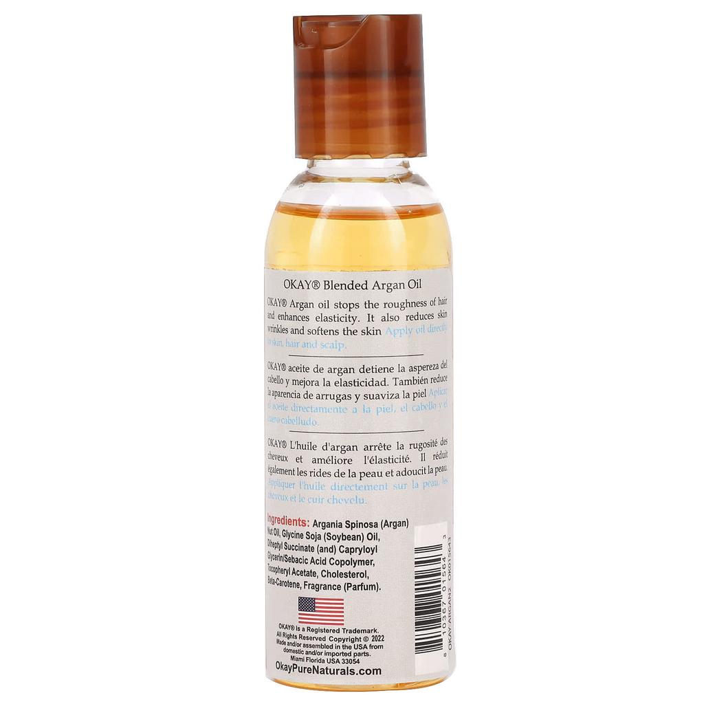 Okay Pure Naturals Argan Oil Blend, 2 Fl Oz (59 Ml)