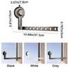 Wall-mounted Suction Cup Clothes Drying Rack Space Aluminum Retractable Laundry Rack  Indoor