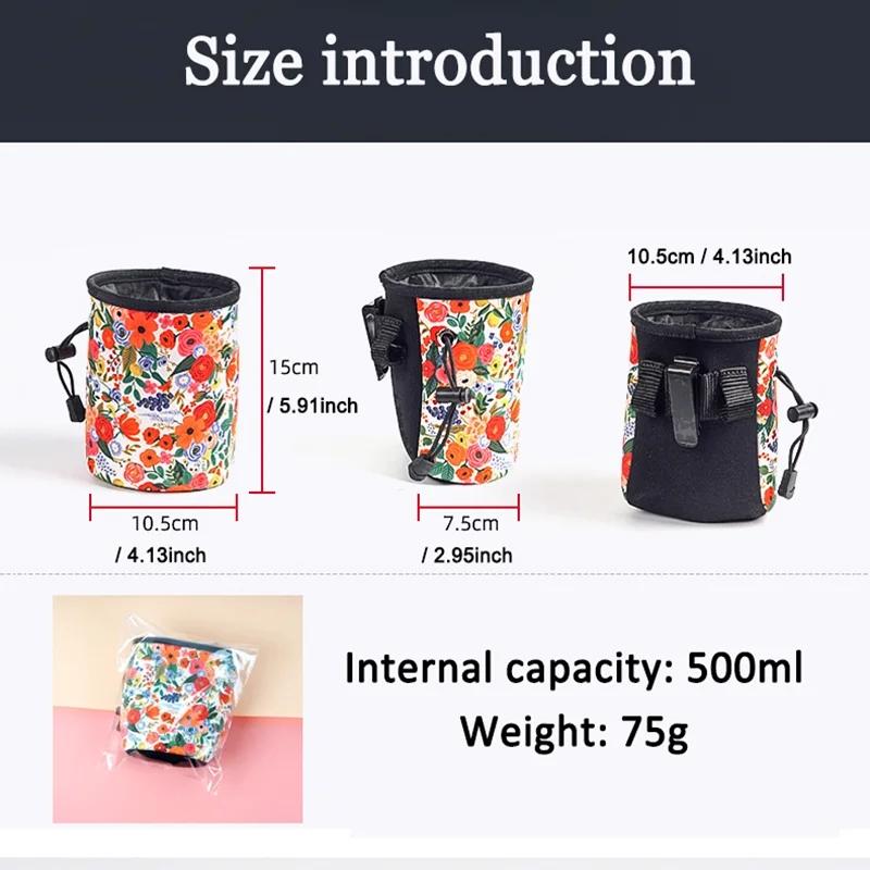 Pet Dog Obedience Training Treat Bag Puppy Feed Pouch with Large Capacity 450ml
