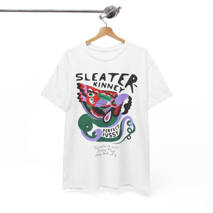 Новый! Футболка группы Sleater-Kinney Унисекс Хлопок S - 5XL 1F2248 Унисекс Футболка