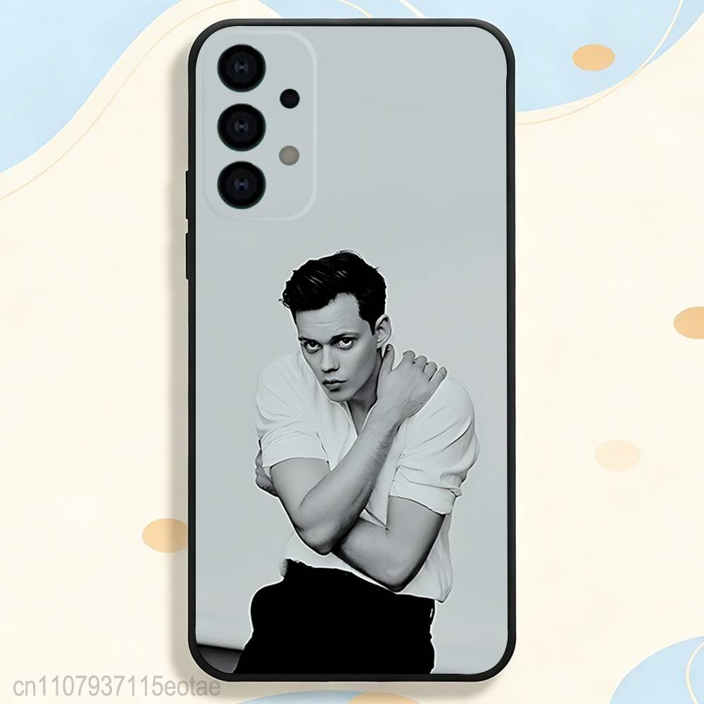 Чехол для телефона Bill Actor S-Skarsgard для Samsung S25,S26,S24,S21,S22,S23,S30,Ultra,S20,Plus,Fe,Lite,5G Черный