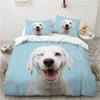 Dog Duvet Cover Set Double Queen King Size Bedding Set Black And White Border Shepherd Soft Comfortable 2/3pcs Twin Quilt Cover