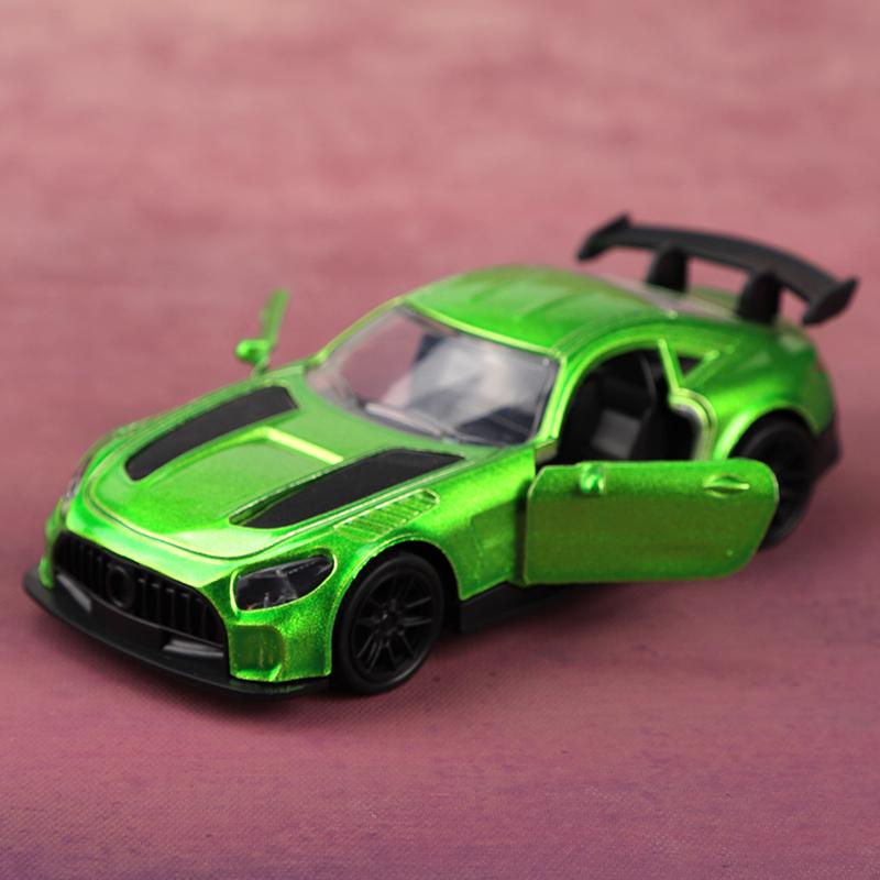 (Гофрокороб) Масштабная модель 1/43 гоночного автомобиля Super AMG GT, литой металл, сплавная игрушка, игрушка для мальчика, инерционный.