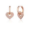 ELLE Jewelry 14K Amor Heart Earrings (gold Pin) ELGPEE473