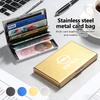 Тонкий металлический держатель для карт с RFID-защитой Кошелек для кредитных карт Для Corsa Mokka Astra Cascada Adam Insignia Meriva Vectra