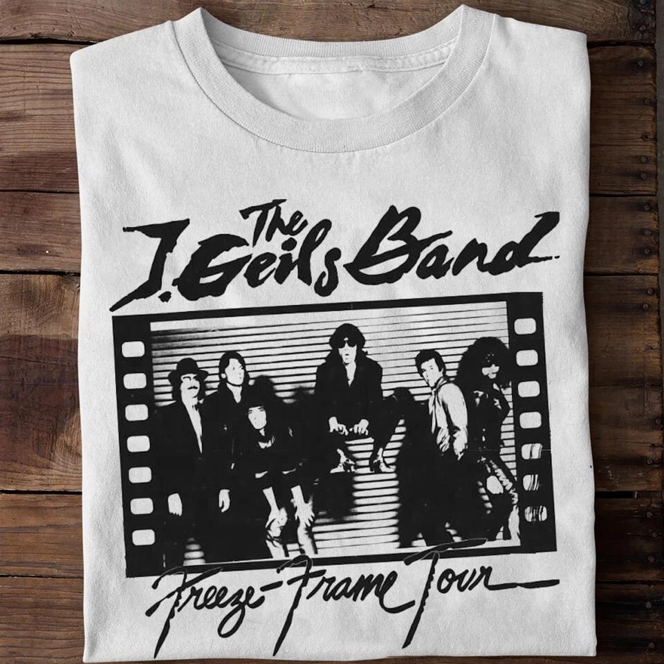 NEW The J. Geils Band U2 Tour at Los Angeles White All Size Shirt CO10