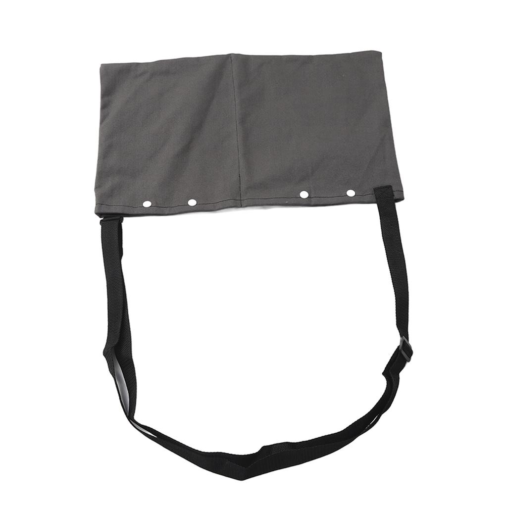 Urine Drainage Bag Holder Waterproof Adjustable Holder Fixed Catheter Pipe Double Pockets Urine Drainage Bag Gray