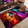 1pc Office Carpet Chair Mats Joker vs Batman: Colorful Clash Perfect for Office Chairs, Living Rooms, Or Bedrooms,Polyester Carpet.HDT252