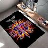 Rock Band Art Decor Carpet suitable as a non-slip mat for the living room or bedroom sofa