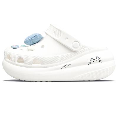 Кроксы Crush EVA Little Friends Puff Shoes Повседневные и удобные обувь с отверстиями Женские Белые