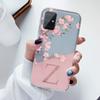 For Samsung Galaxy A51 A71 4G 5G Case Soft Slim Luxury A-Z Letters Back Cover Fundas Clear Bumper For Samsung A 51 Transparent