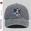 pc Gothic Black Double Tail WomenS Print Baseball Cap Fashion Trend Printed Sun Hat Comfortable And Lightweight Trucker Decora