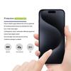 MOCOLO For iPhone 15 Pro Max Anti-Spy Tempered Glass Screen Film Full Glue 3D Arc Edge Screen Protector