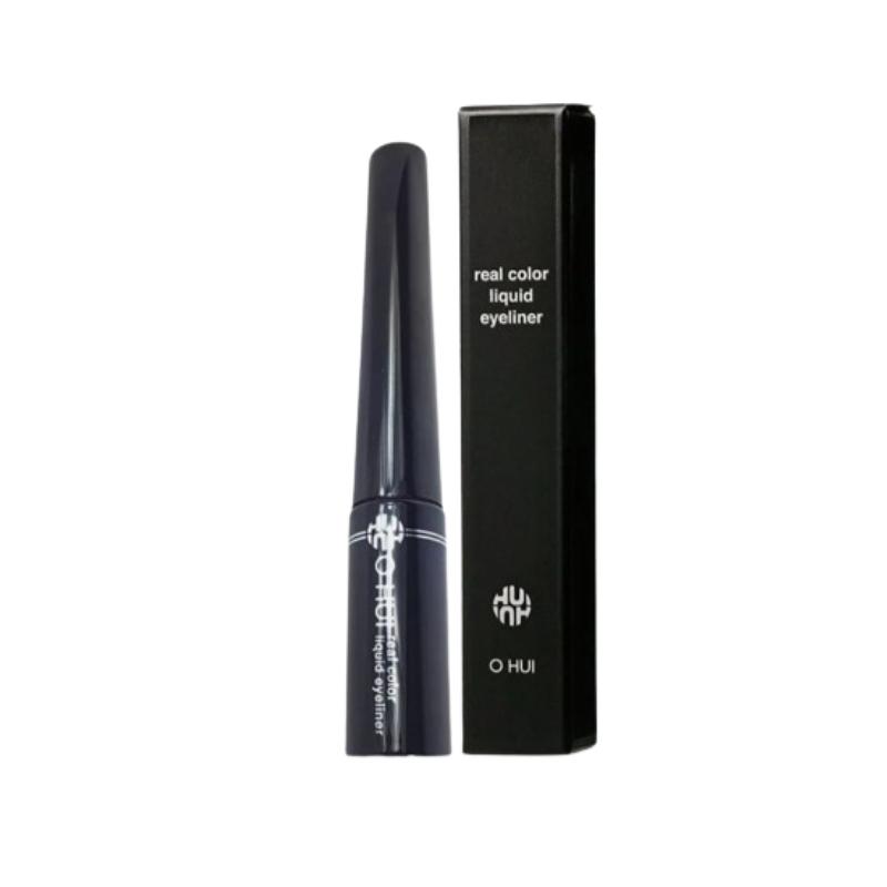 Ohui Real Color Liquid Eyeliner 01 Black 5ml – Long-Lasting Waterproof Liquid Eyeliner with Precision Brush Tip
