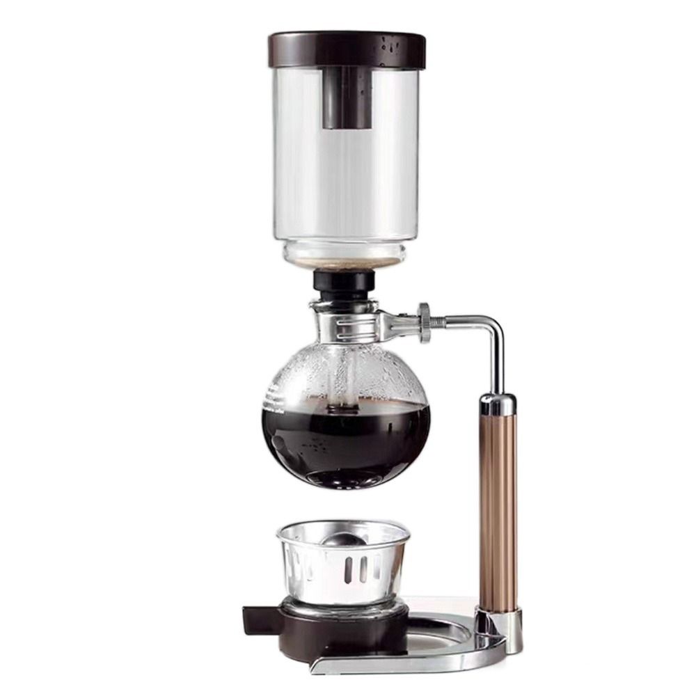 Heat-Resistant Filtered Siphon Coffee Maker 3/5 Cups Coffee Pot Vacuum Coffee Brewer Friends