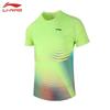 Коллекция Li Ning для бадминтона Бадминтонная футболка Унисекс Флуоресцентный желто-зеленый AAYS059-1