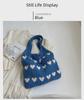 2023 Summer Ladies' Handmade Wool Knit Love Shoulder Bag
