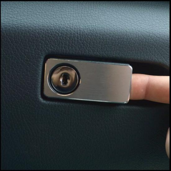 Stainless For Mercedes Benz W204 W212 C218 X204 Car Glove Box Switch Cover Trim