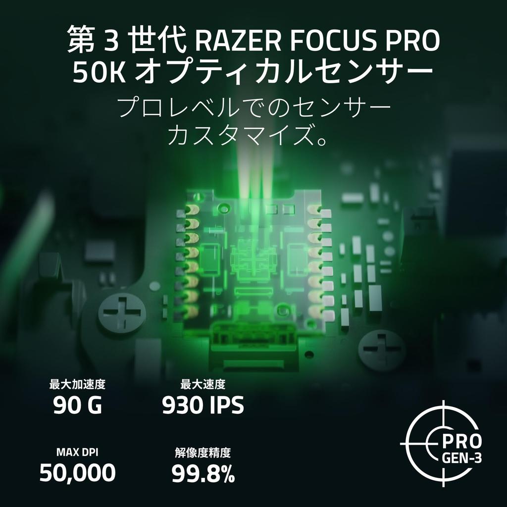 Razer Viper V4 Pro Gaming Mouse Dongle HyperSpeed 3rd Generation Razer Focus Pro Optical 4th Generation Optical Mouse Battery Optical Scroll 6