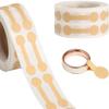 500Pcs Jewelry Labels Self Adhesive Price Dumbell Tags Necklace Ring Labels Paper Jewelry Accessories Diy Display Tool