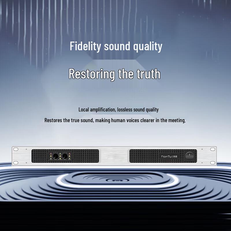 FionTu Professional Digital Power Amplifier for Meeting Audio (CN version)