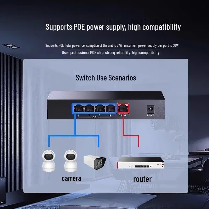 Сетевой коммутатор H3C серии S9G, 8-портовый, гигабитный