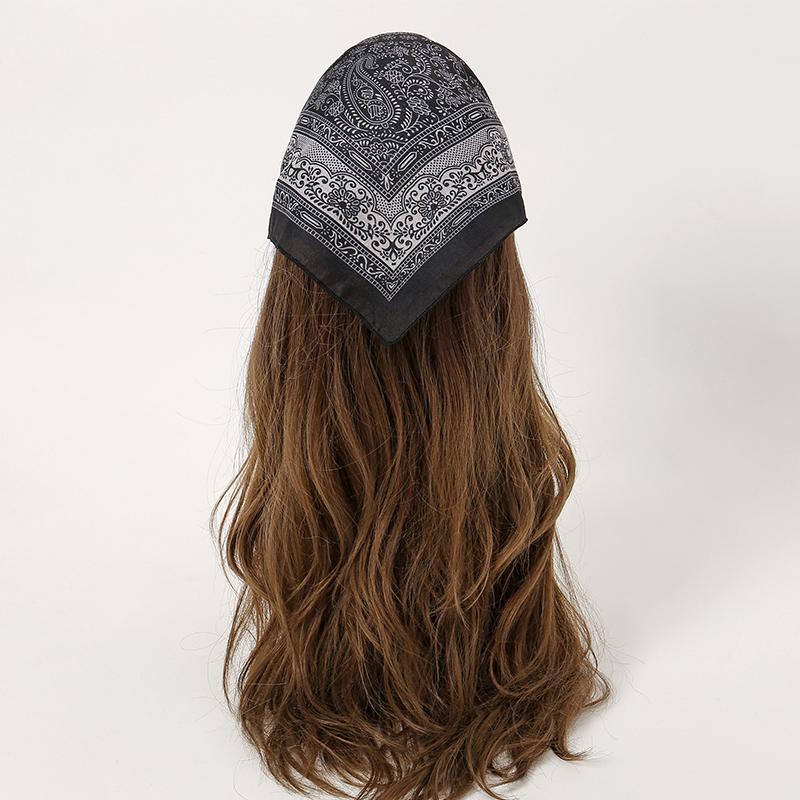 Fashion Paisley Print Cotton Hairbands Scarf Women  New Elagant Bandana Neck Kerchief Head Bands Foulard Female Scarfs