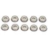 10 Pcs Printer Ball Bearing Mini Metal Double Shield Flange 3D Printing Mechanical Parts